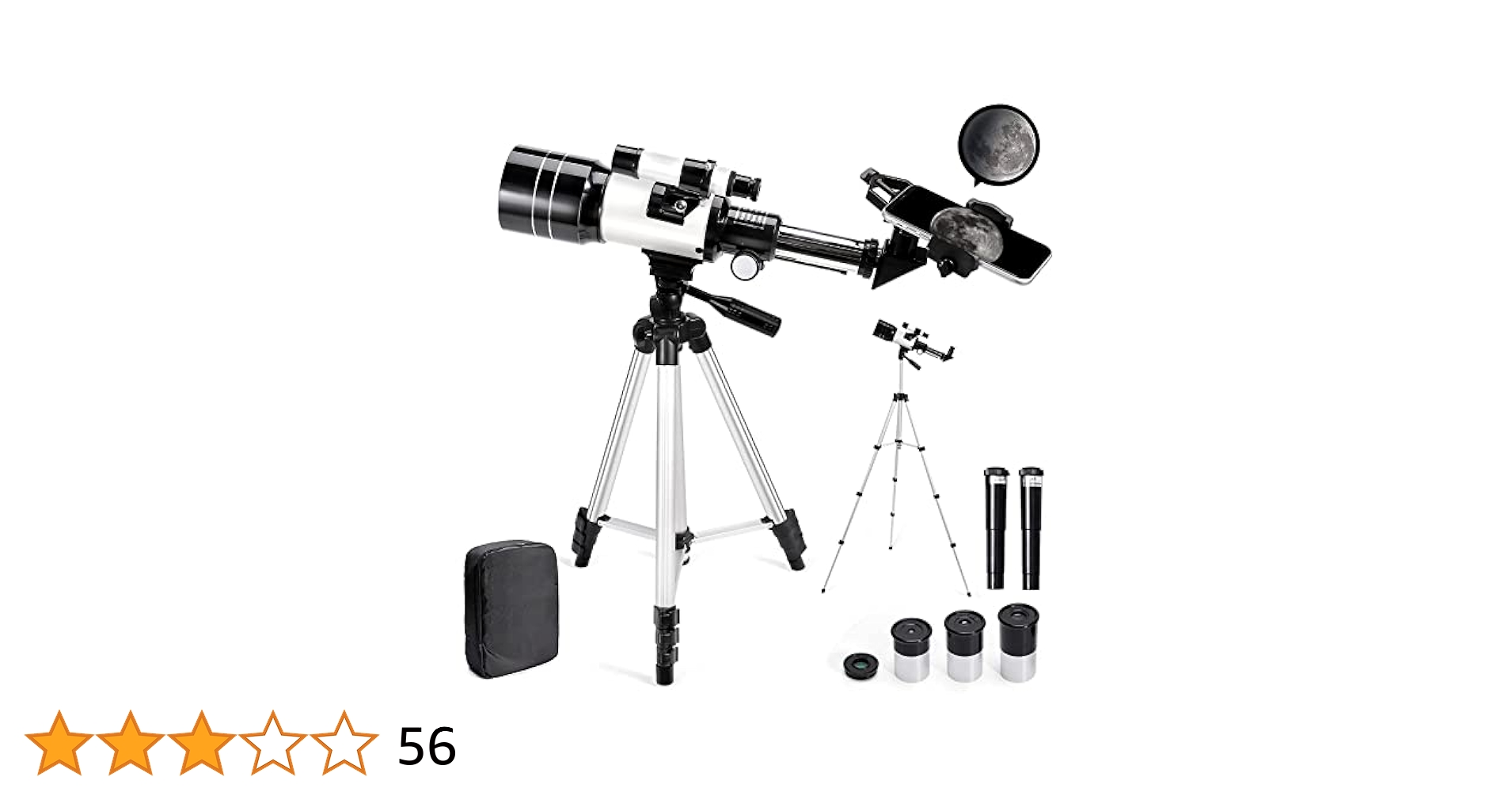 【初心者向け☺】 天体望遠鏡 最大166.5倍 屈折式軽量 HD高倍率 Amazon.co.jp: 天体望遠鏡 初心者向け 子供も大人も使える 屈折